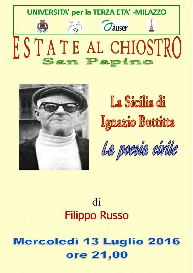 Estate al Chiostro - La Sicilia di Ignazio Buttitta: la poesia civile