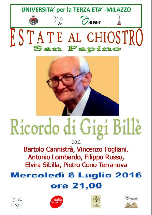 Estate al Chiostro - Ricordo di Gigi Bille'