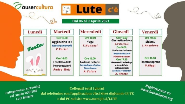 Programma dei corsi dal 6 al 9 aprile 2021