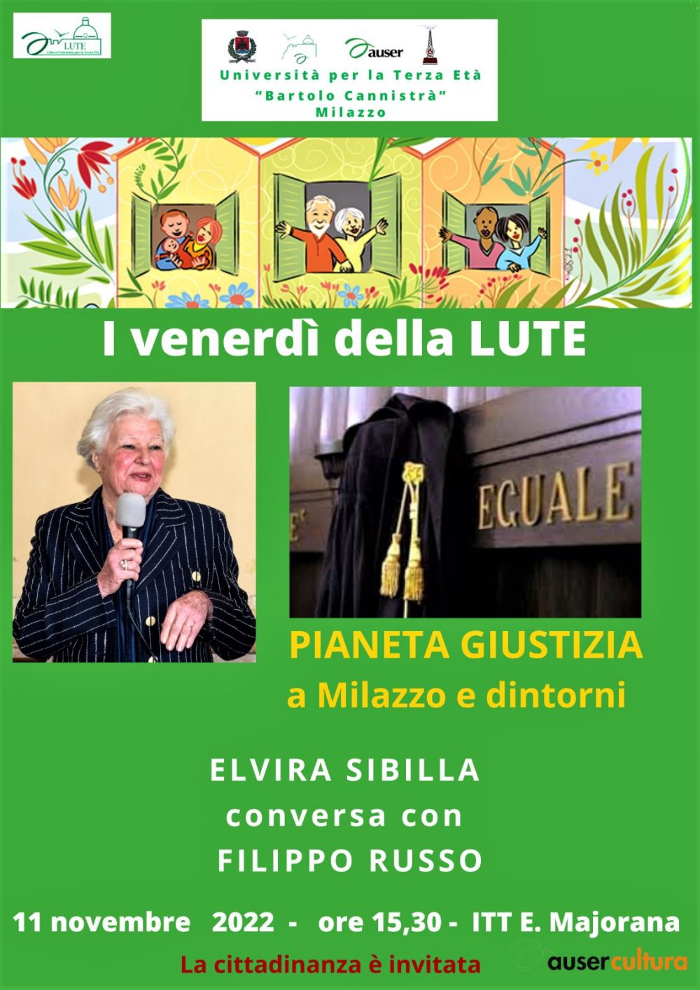 ELVIRA SIBILLA: Pianeta Giustizia a Milazzo e dintorni