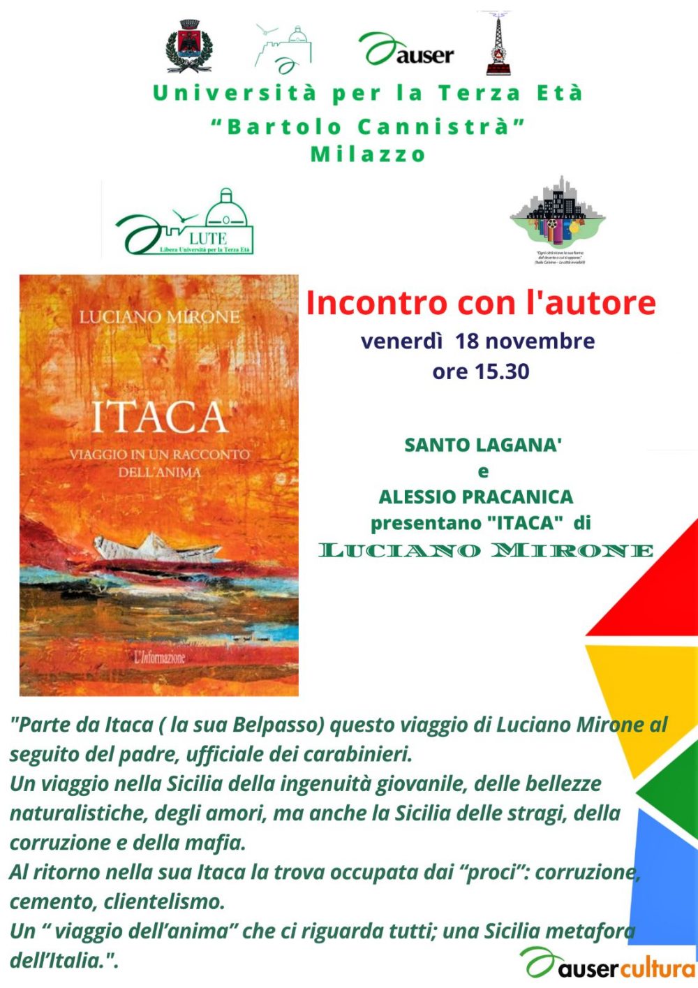 LUCIANO MIRONE: Itaca