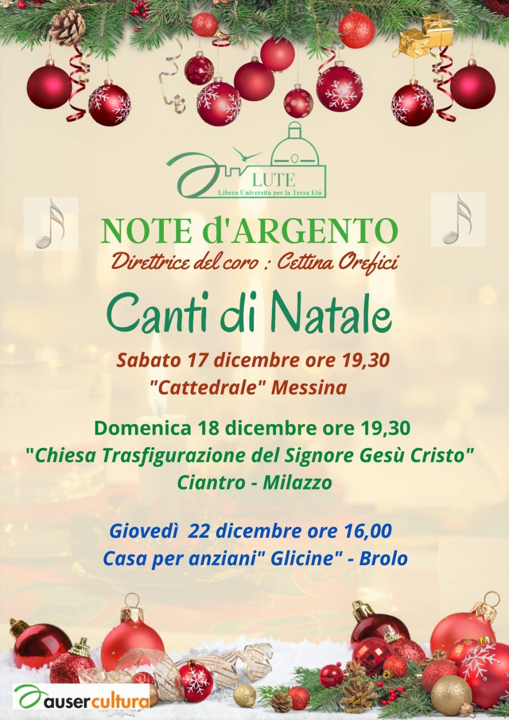 NOTE D'ARGENTO: Canti di Natale