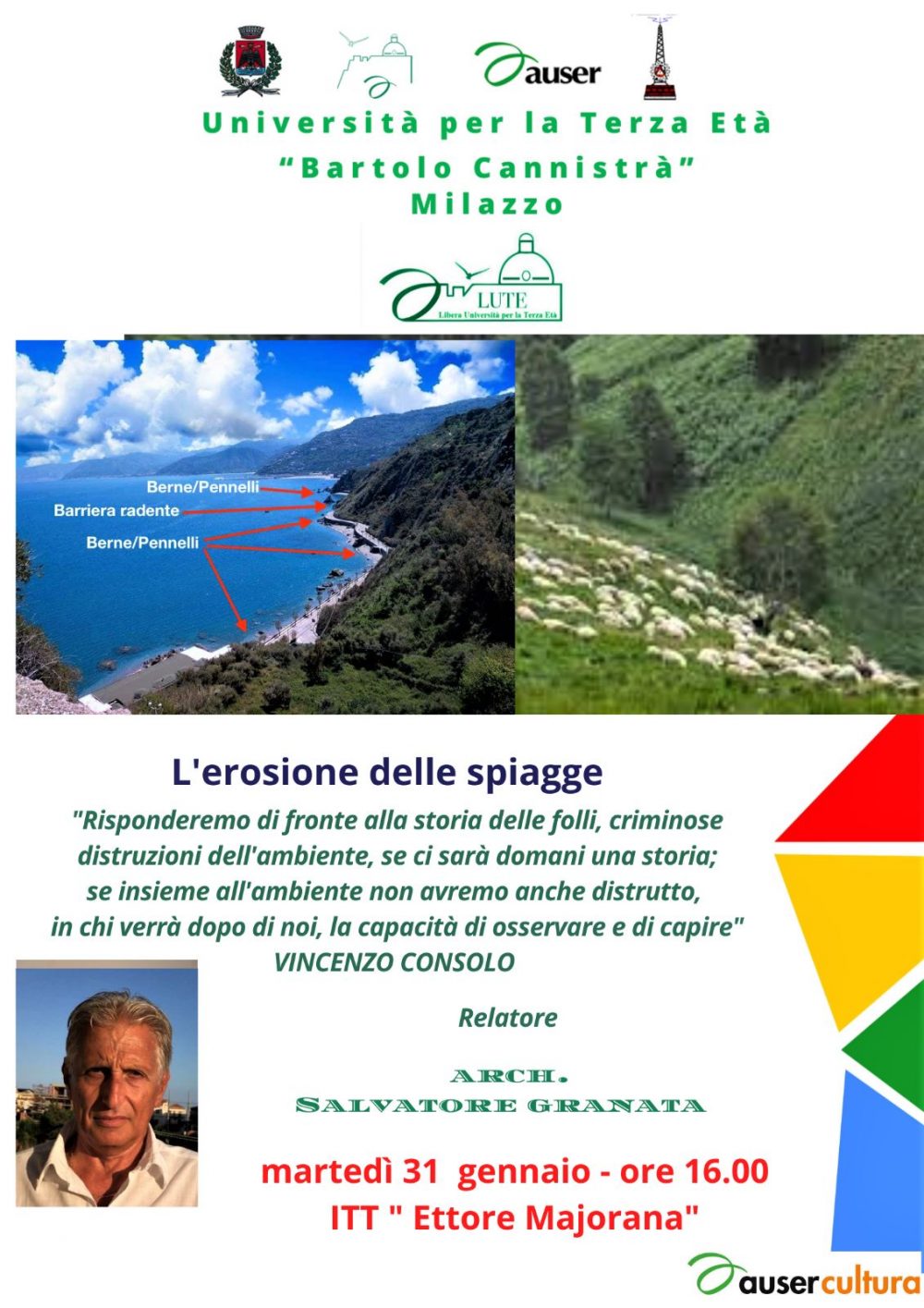 SALVATORE GRANATA: L'erosione delle spiagge