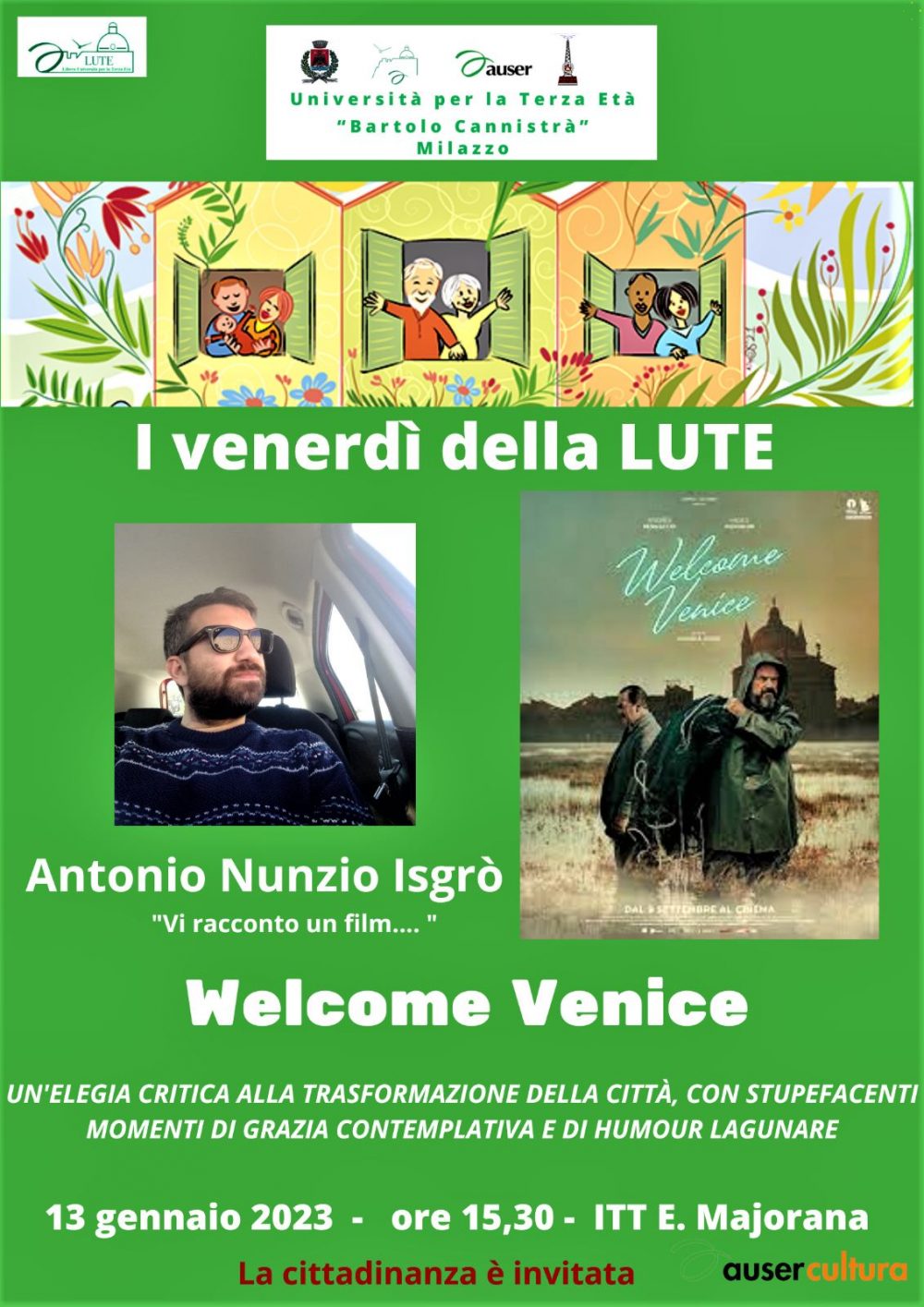 ANTONIO NUNZIO ISGRO': Welcome Venice