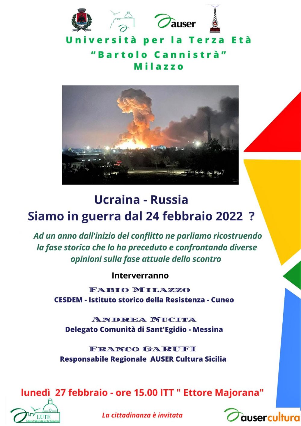 F. MILAZZO - A. NUCITA - F. GARUFI: Ucraina - Russia siamo in guerra dal 24 Febbraio 2022?