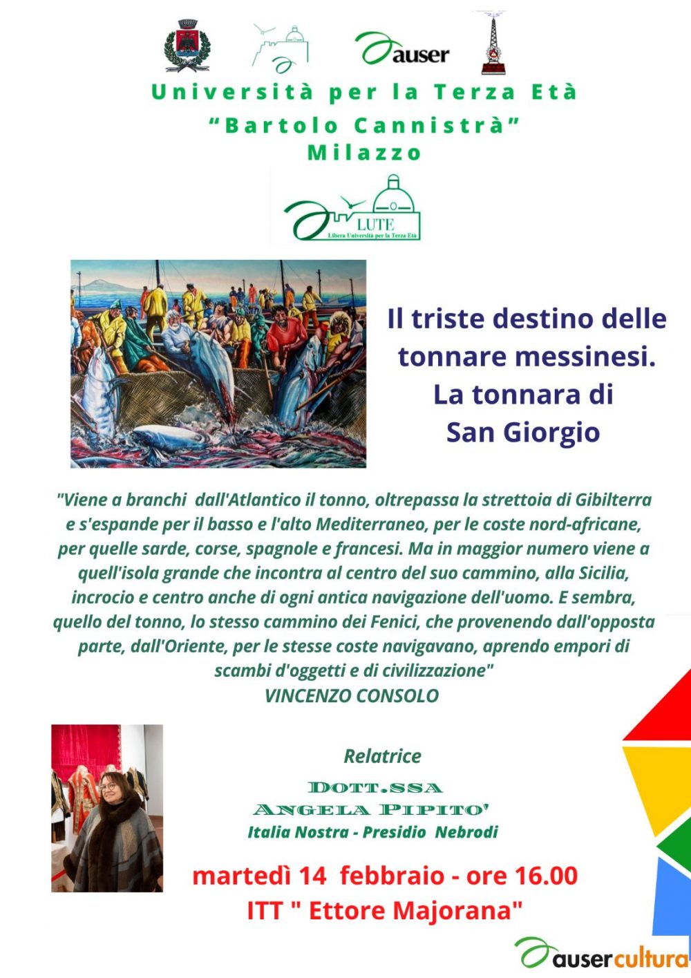 ANGELA PIPITO': Il triste destino delle tonnare messinesi. La tonnara di San Giorgio