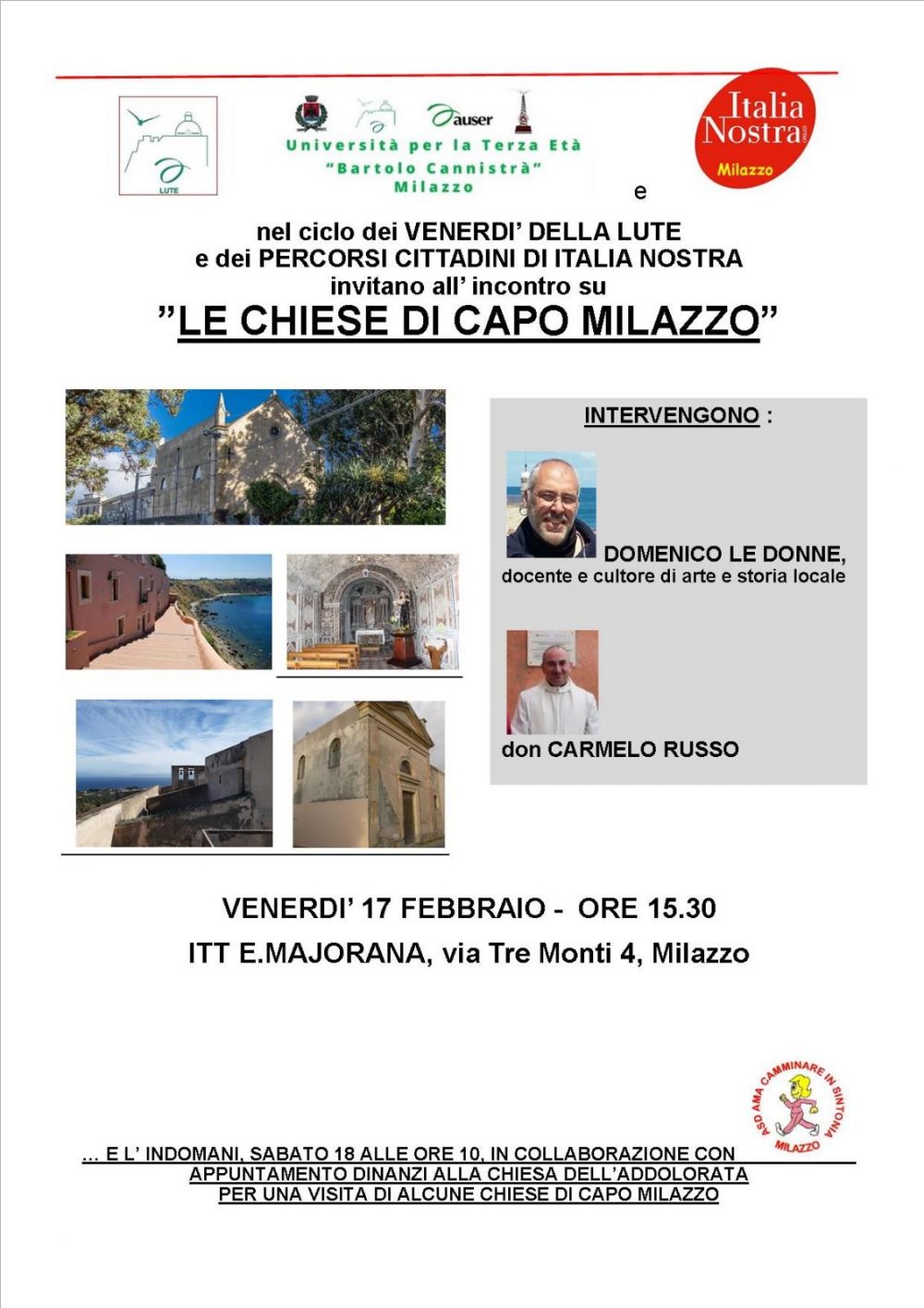 DOMENICO LE DONNE - DON CARMELO RUSSO: "Le Chiese di Capo Milazzo"