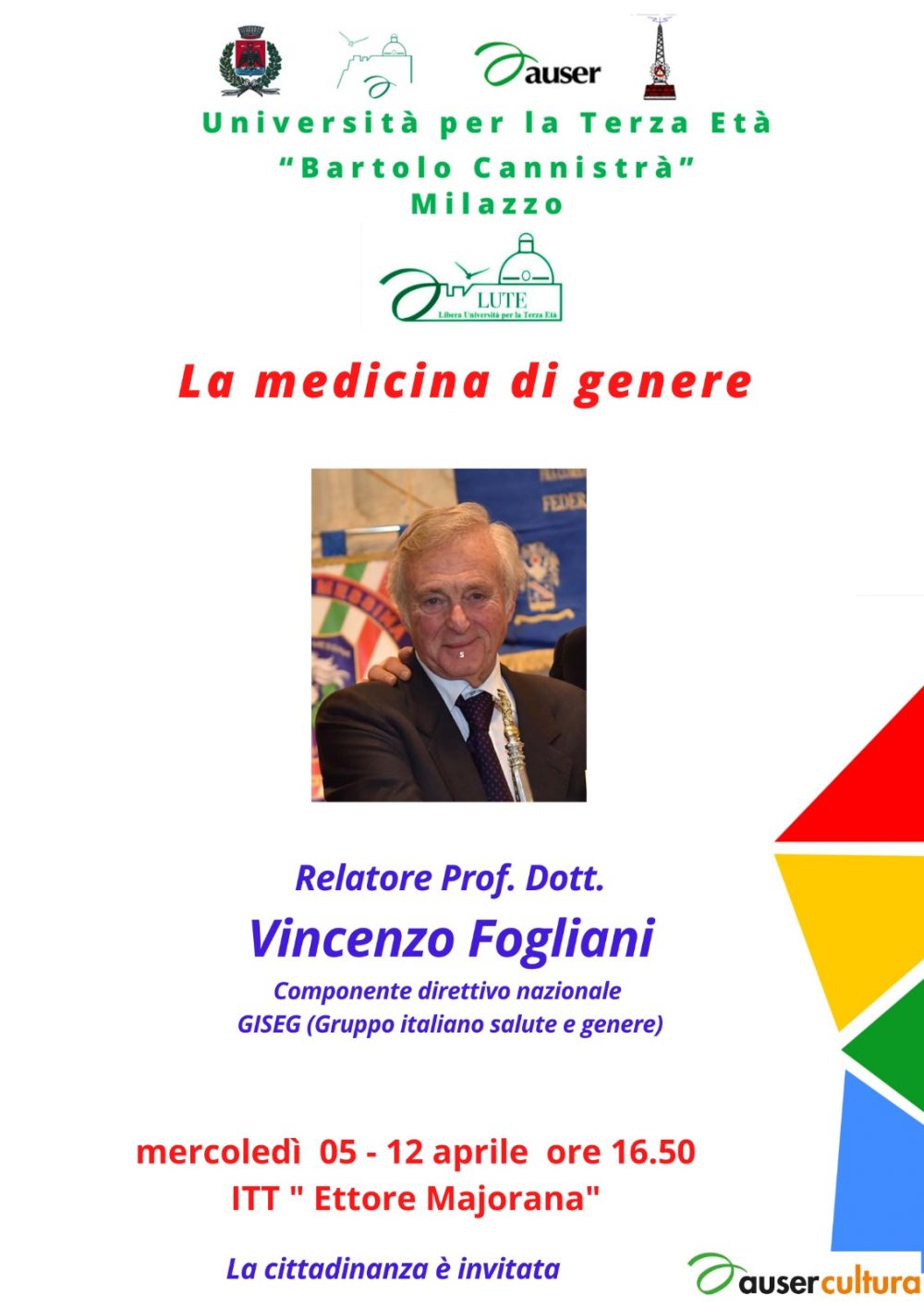 VINCENZO FOGLIANI: La medicina di genere
