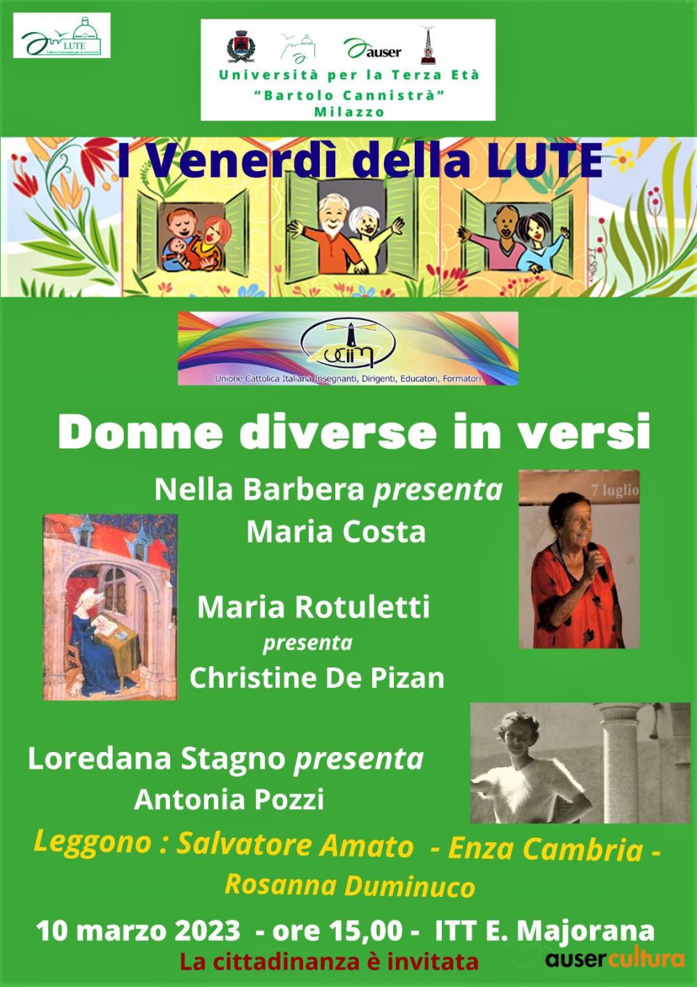 BARBERA - ROTULETTI - STAGNO: Donne diverse in versi