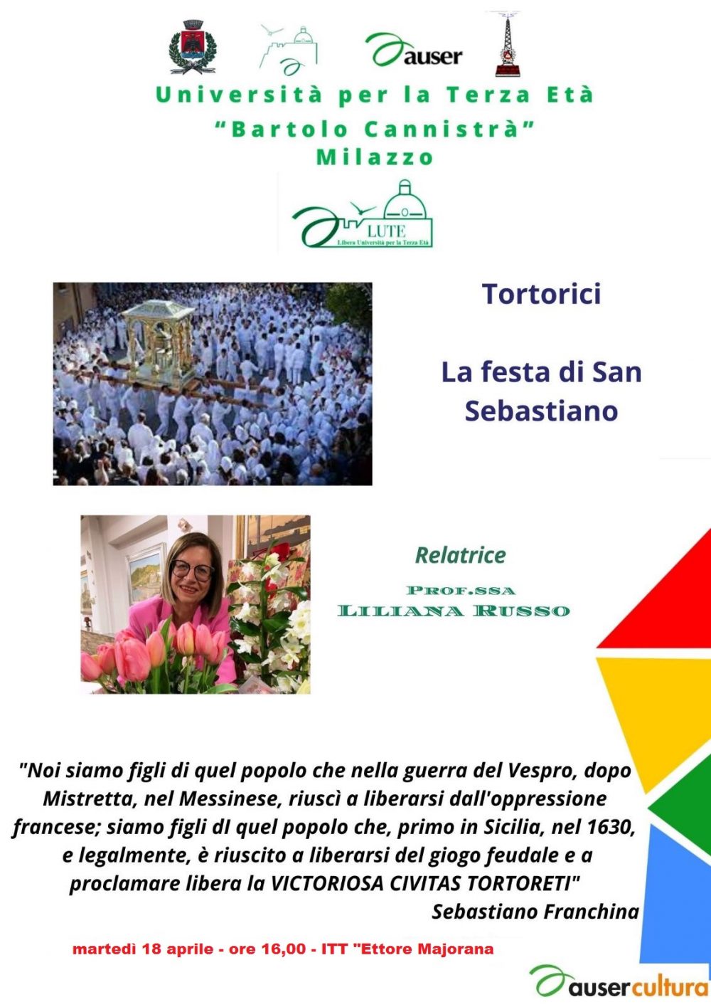 LILIANA RUSSO: Tortorici - La festa di San Sebastiano