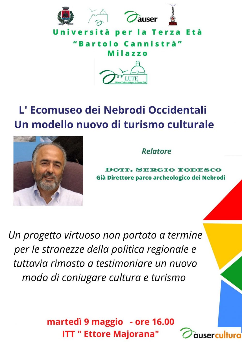 SERGIO TODESCO: L'Ecomuseo dei Nebrodi Occidentali