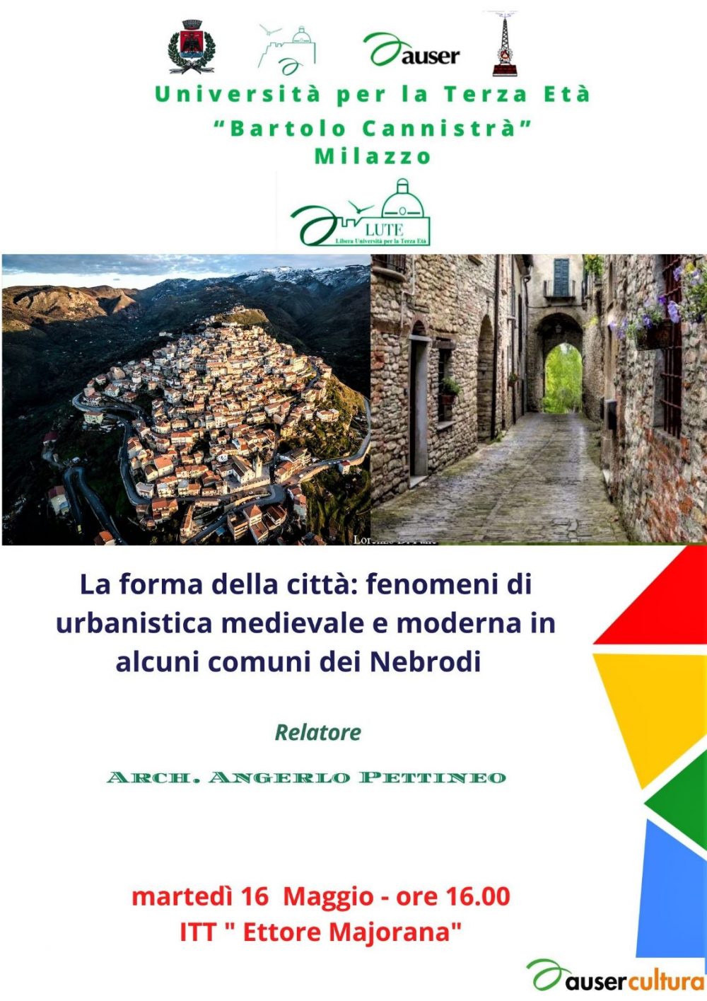 ANGELO PETTINO: La forma della città in alcuni comuni dei Nebrodi