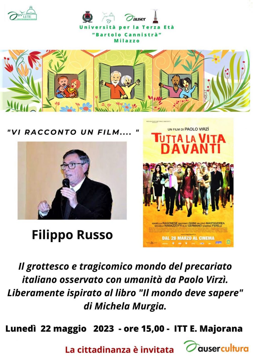 FILIPPO RUSSO: Tutta la vita davanti