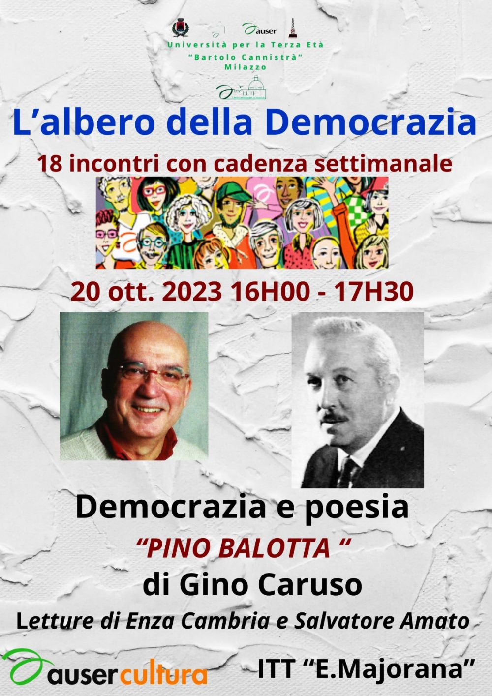 CARUSO GINO: Democrazia e poesia - Pino Balotta