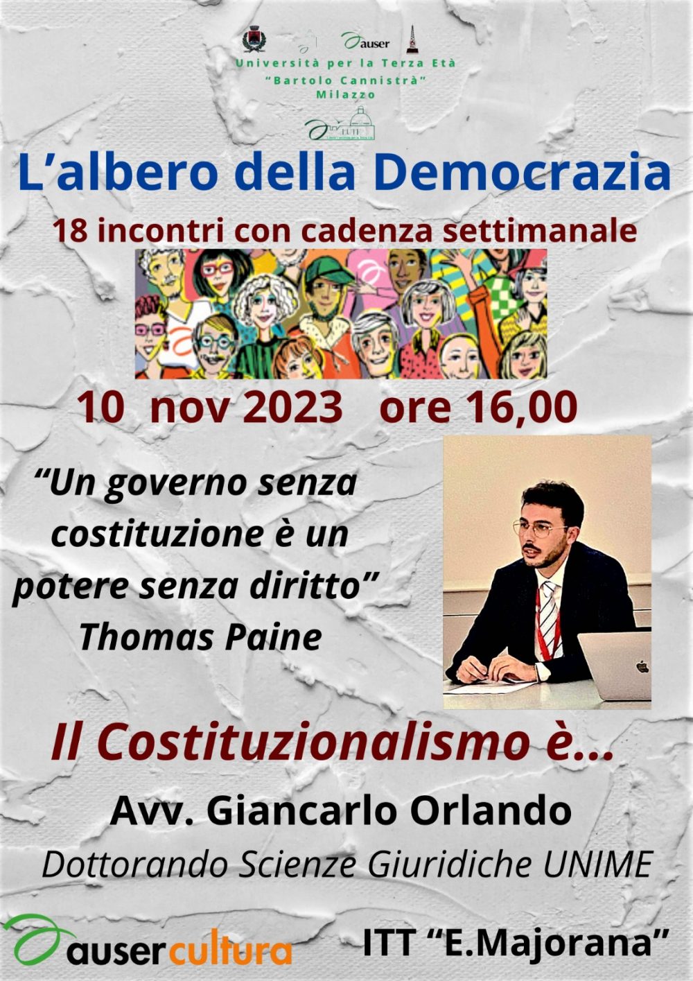 ORLANDO GIANCARLO: Il Costituzionalismo è ........
