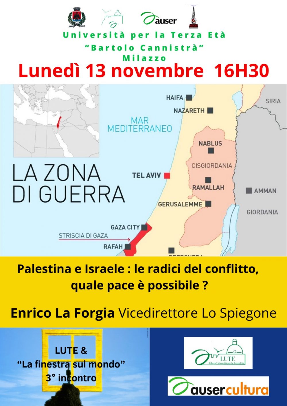LA FORGIA ENRICO: Palestina e Israele: le radici del conflitto, quale pace è possibile?