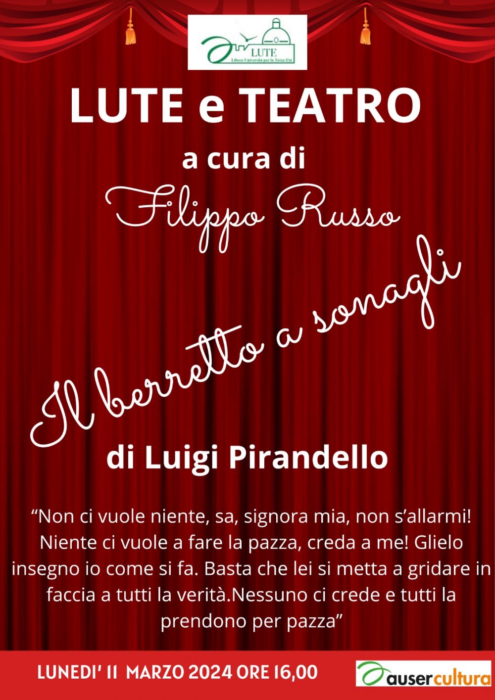 RUSSO FILIPPO: Il berretto a sonagli