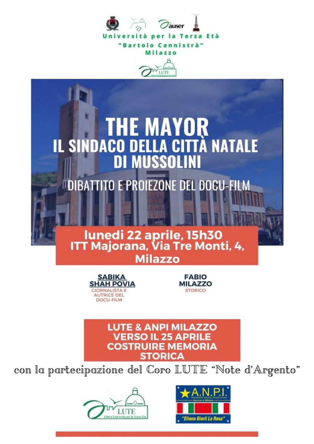 SHAH POVIA S. / MILAZZO F.: The Mayor - Il sindaco della città natale di Mussolini
