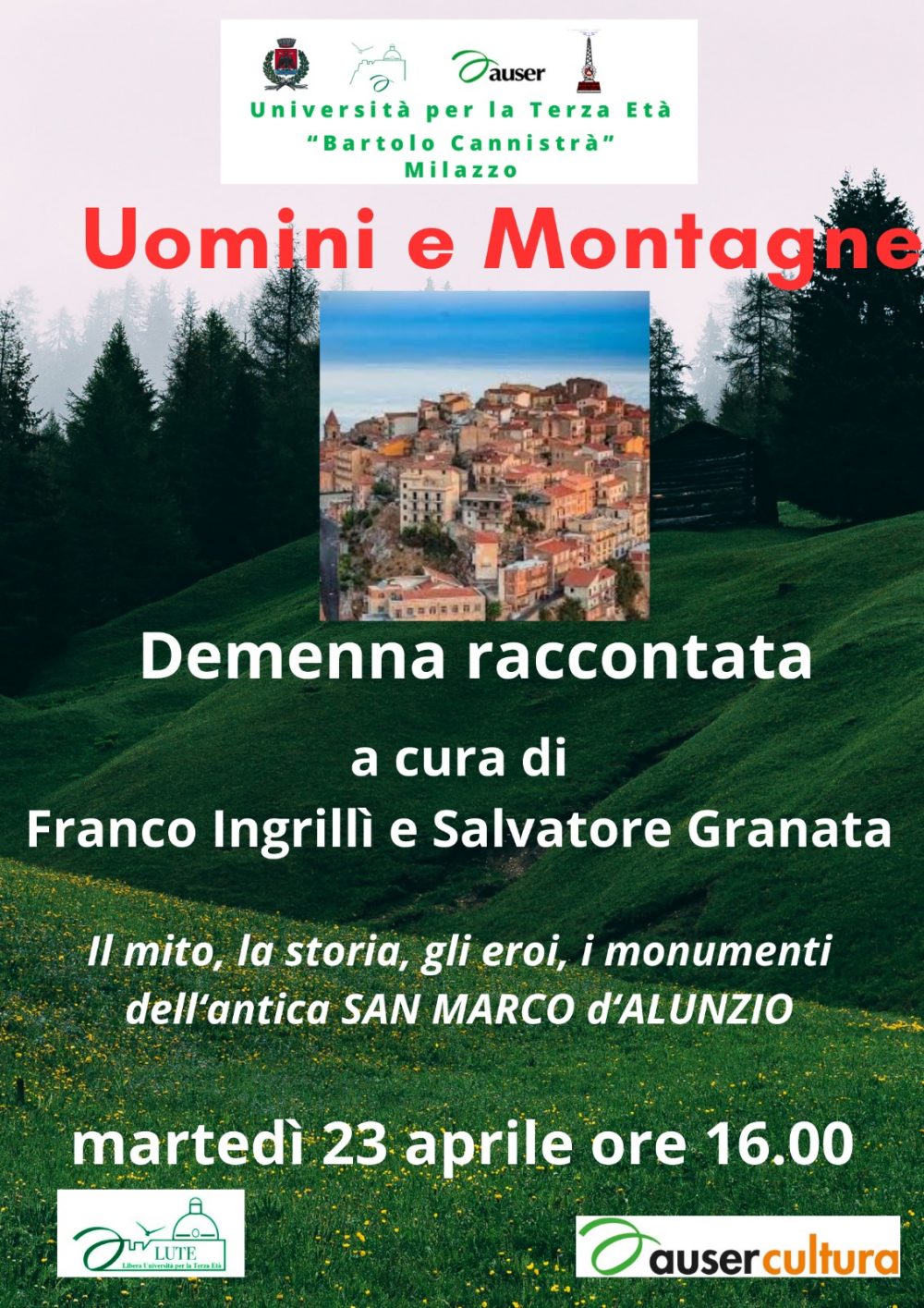 INGRILLI' F. / GRANATA S.:Demenna raccontata - San Marco d'Alunzio