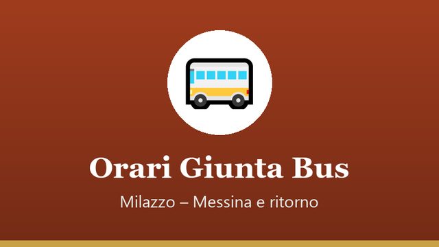 Orari Giunta Bus
